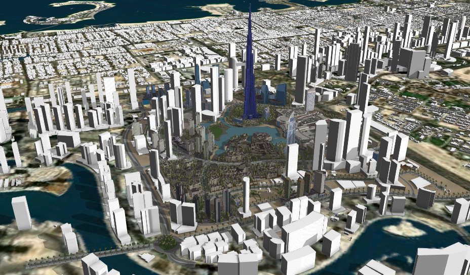 Dubai — source 3D massing model