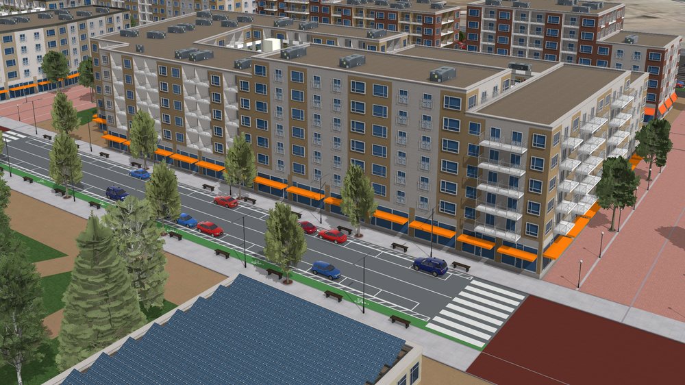 West Dundee — source 3D massing model